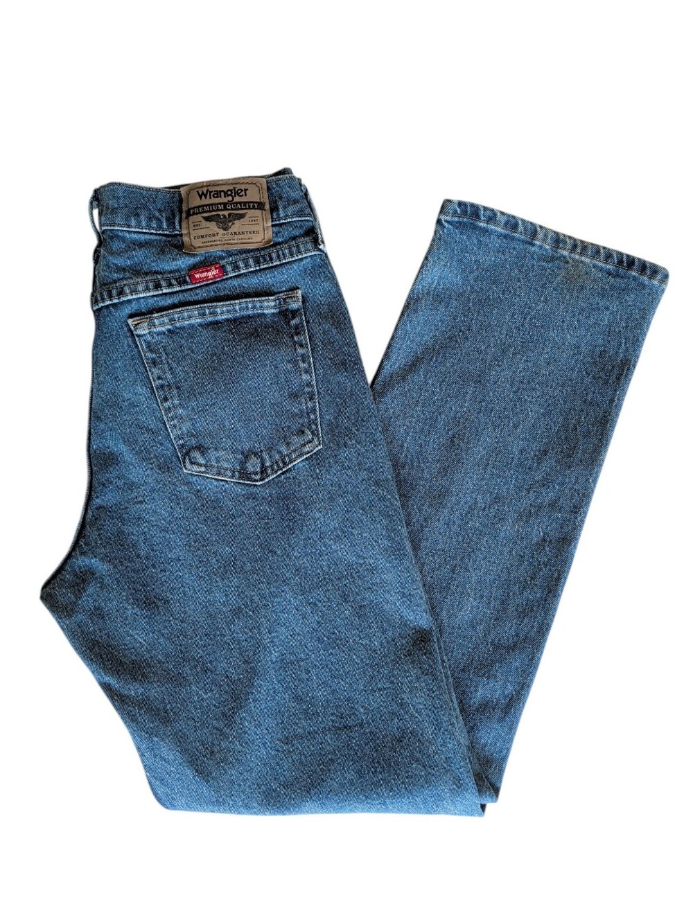 Wrangler Relaxed Five Star Premium Denim Jeans 30 x 32 Blue Pockets